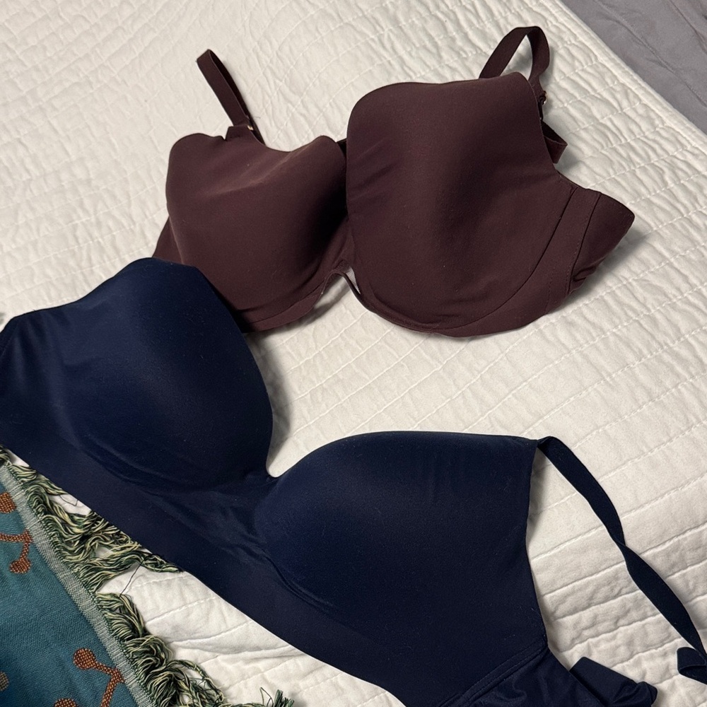 Soma Enbliss & Bodify - Set of Two Bras in Brown and Navy 36C